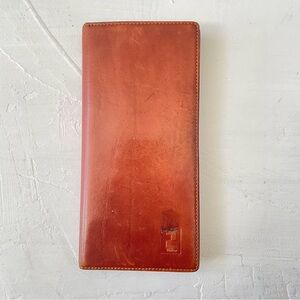 Vintage Fendi Brown Leather Wallet Bifold